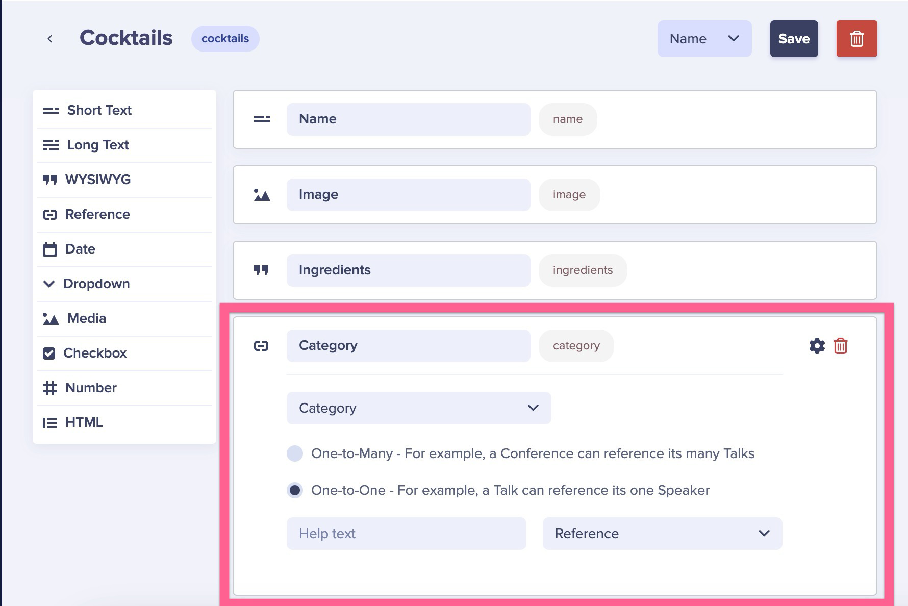 Adding Reference Field To Collection